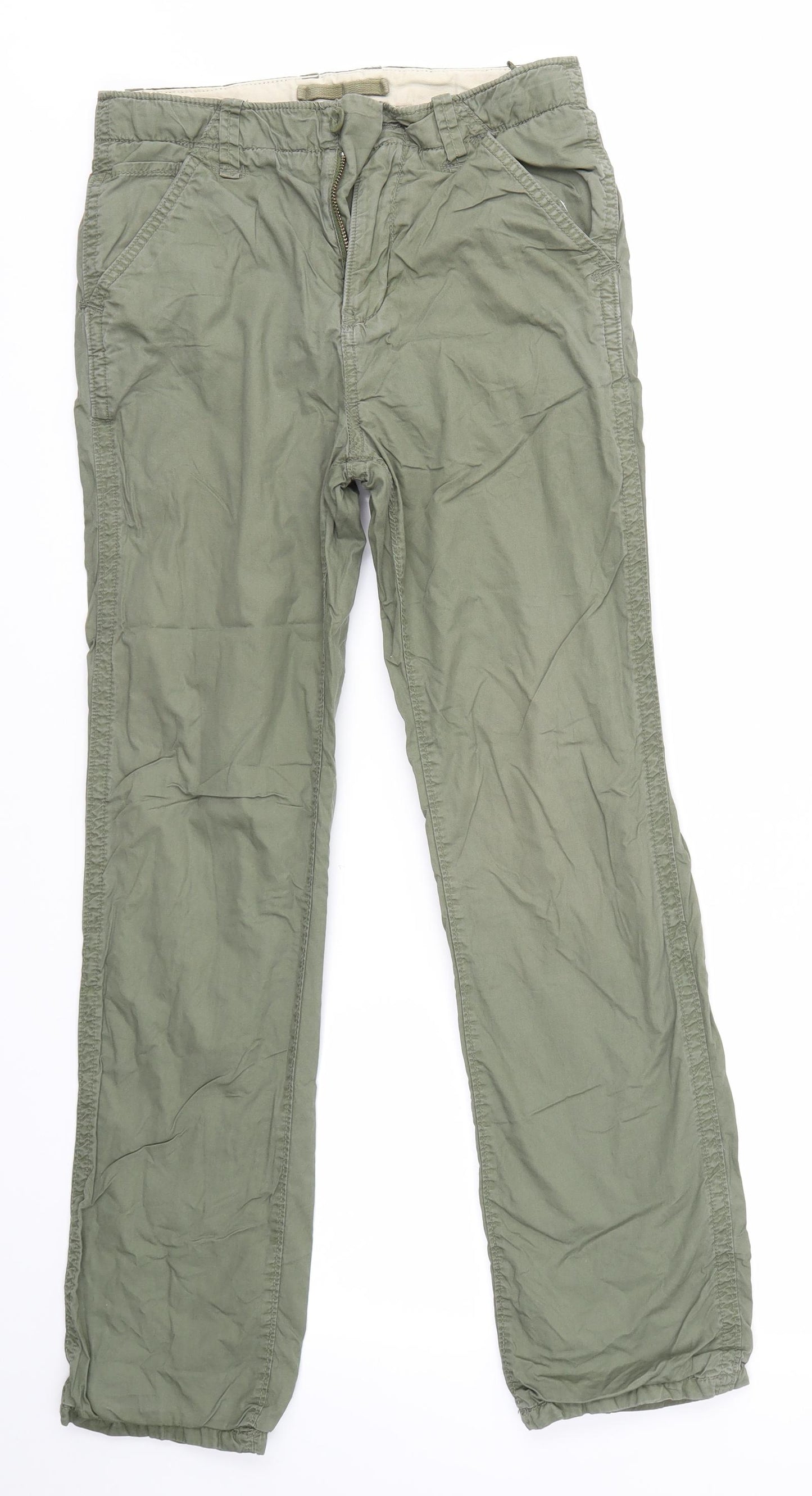 GAP Kids Boys Green   Cargo Trousers Size 13 Years