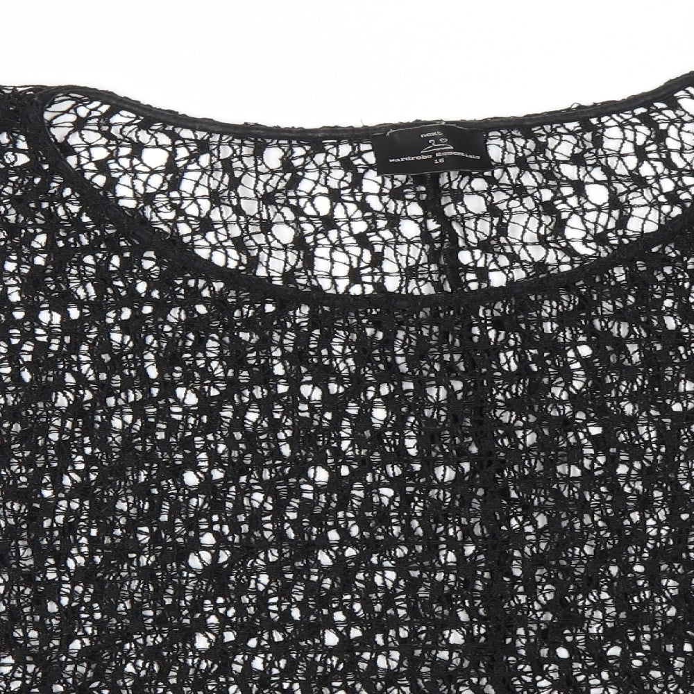 NEXT Womens Black   Basic Blouse Size 16