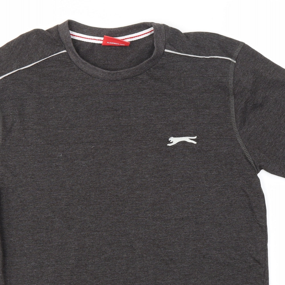 Slazenger Mens Grey    T-Shirt Size S