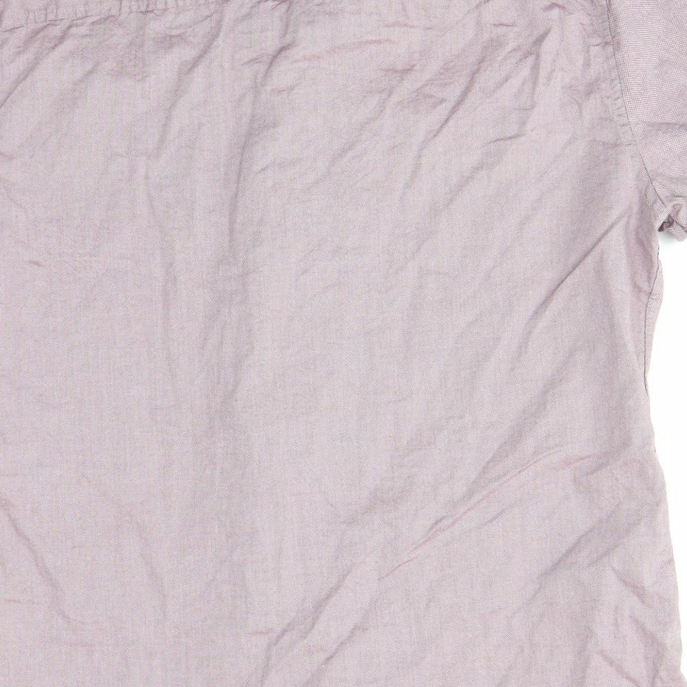 F&F Mens Pink    Button-Up Size XL