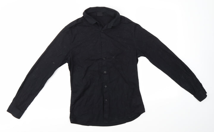 ASOS Mens Black Button-Up Size M