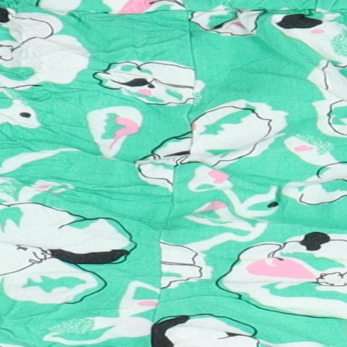 Primark Womens Green Floral  Boyfriend Shorts Size S