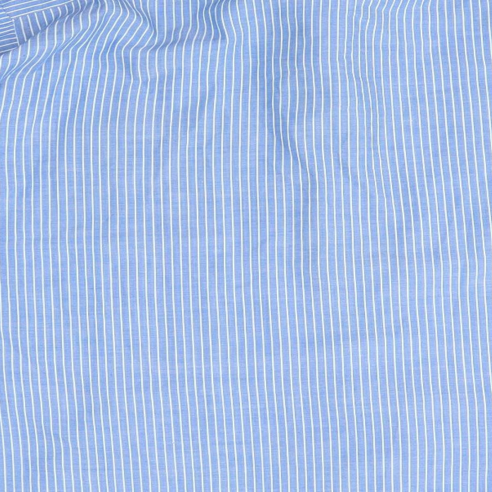 Berkertex Mens Blue Striped   Dress Shirt Size 16.5