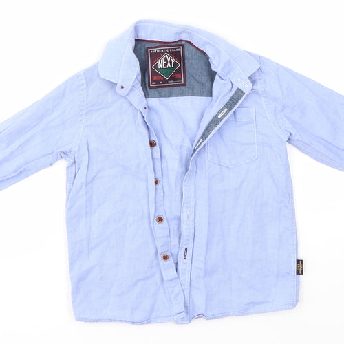 NEXT Boys Blue   Basic Button-Up Size 5 Years