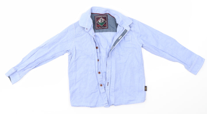 NEXT Boys Blue Basic Button-Up Size 5 Years