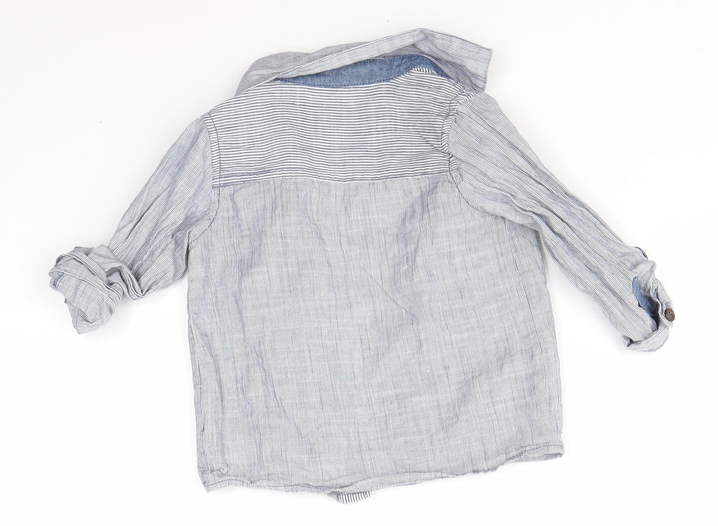 George Baby Grey   Basic Button-Up Size 12-18 Months