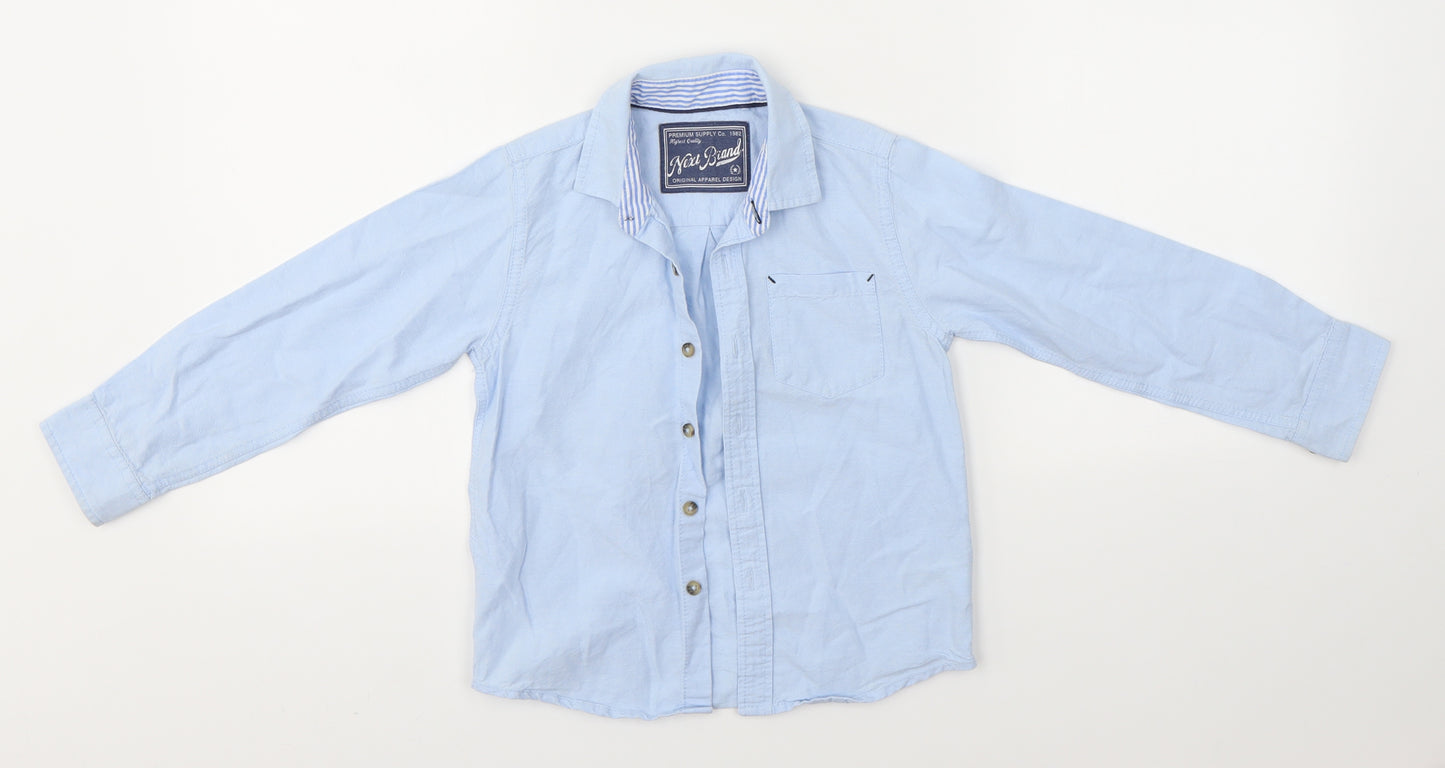 NEXT Boys Blue   Basic Button-Up Size 5 Years