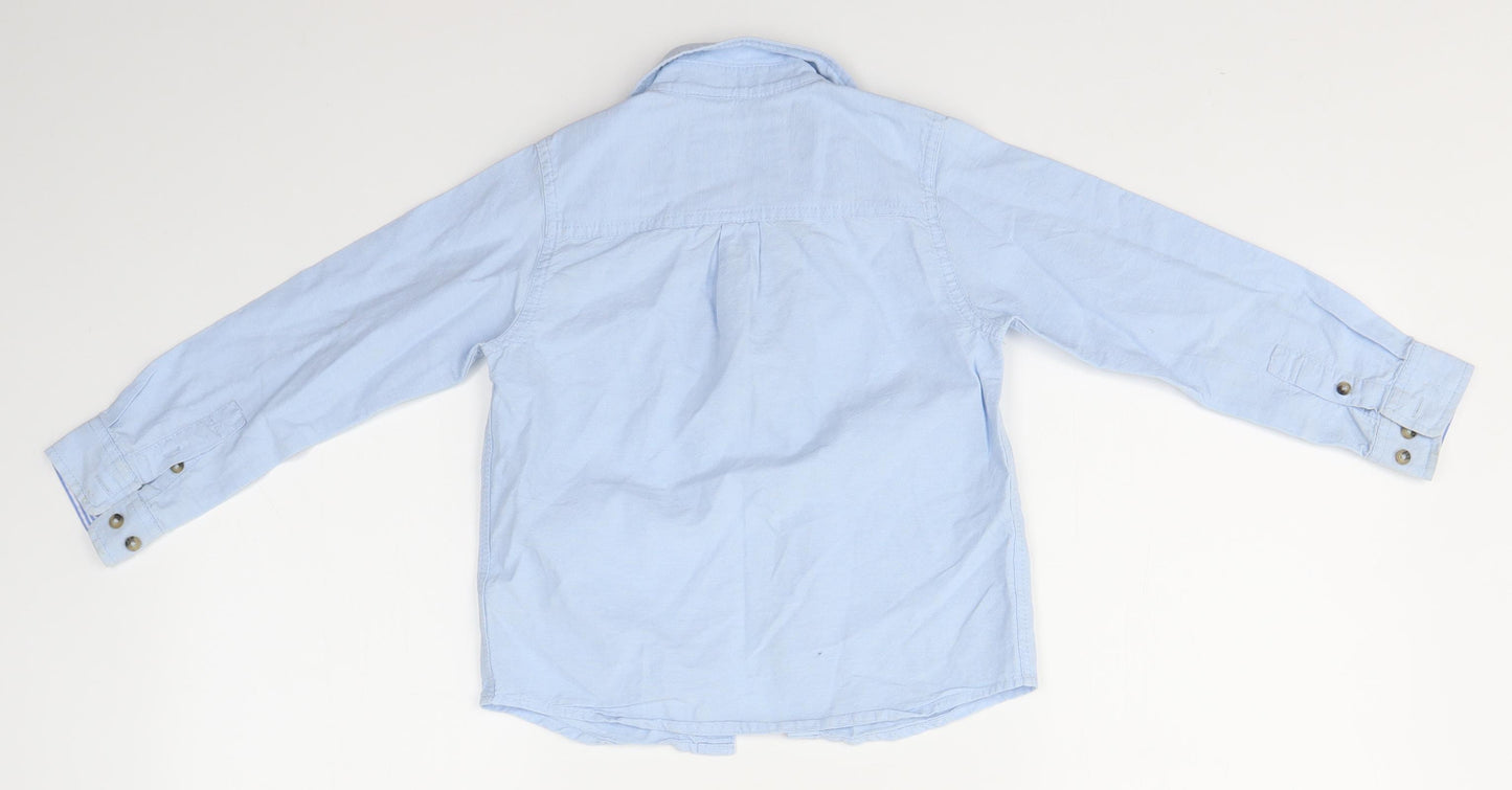 NEXT Boys Blue   Basic Button-Up Size 5 Years