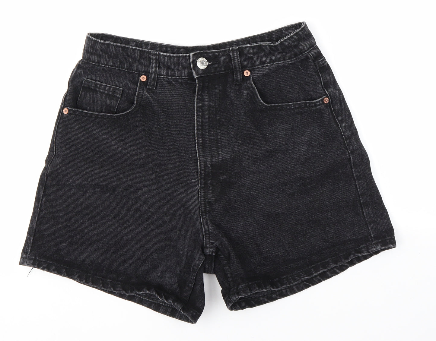 Zara Womens Grey   Boyfriend Shorts Size 10