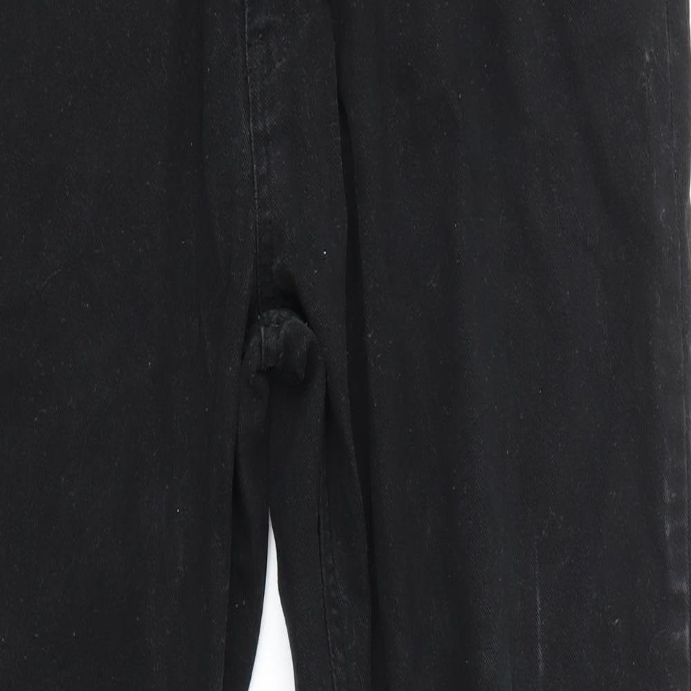 George Mens Black   Straight Jeans Size 38 in L31 in