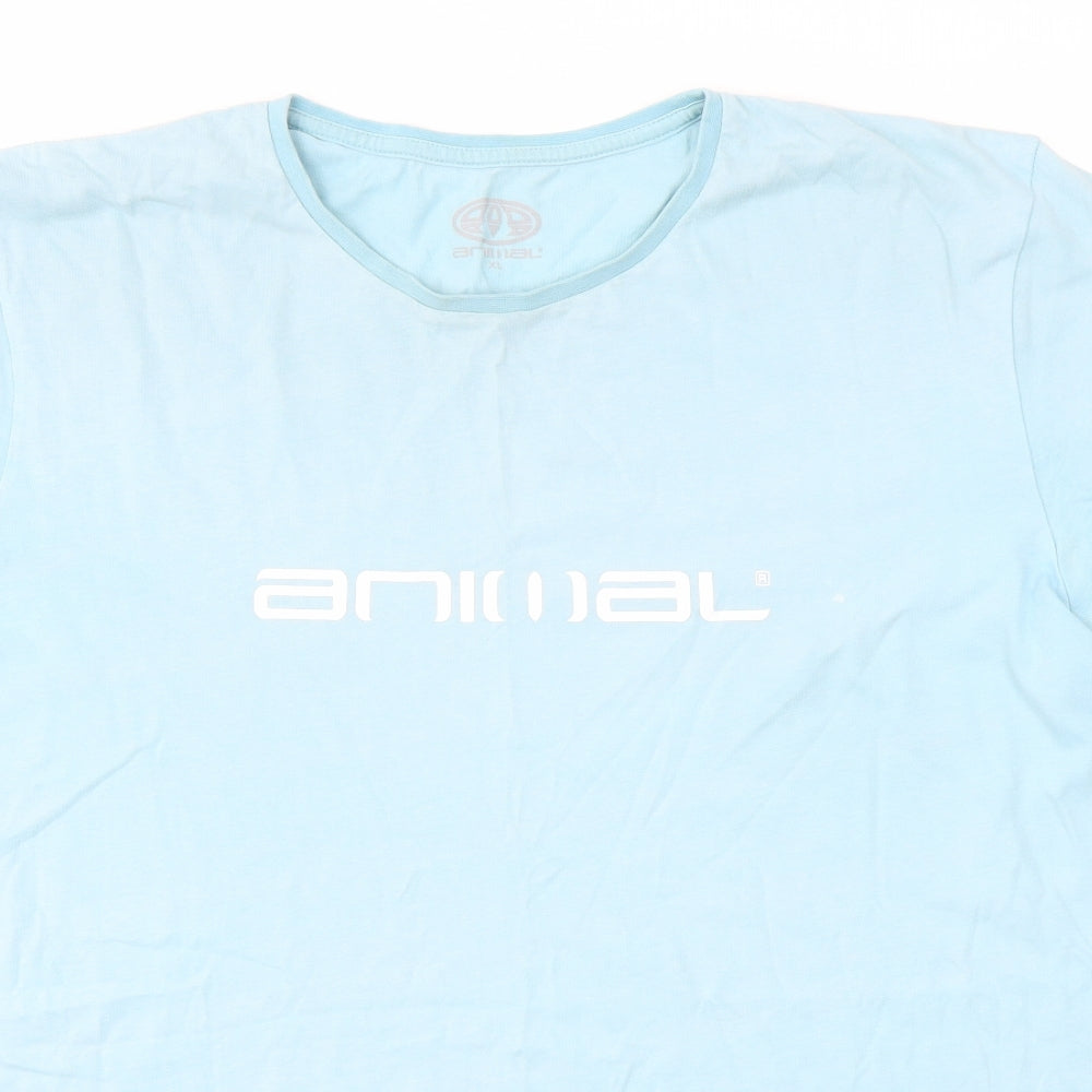 Animal Mens Blue    T-Shirt Size XL