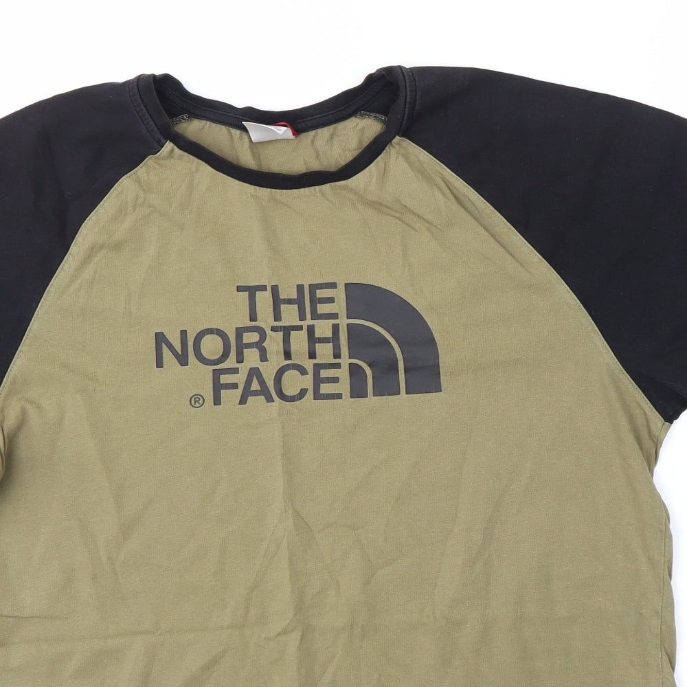 The North Face Mens Green    T-Shirt Size L