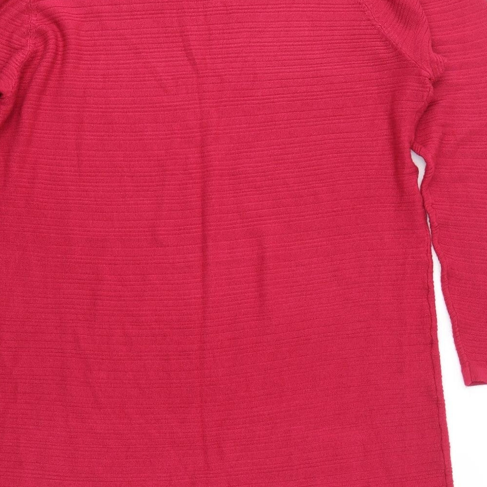 Bonmarché Womens Pink   Jumper Dress  Size 18