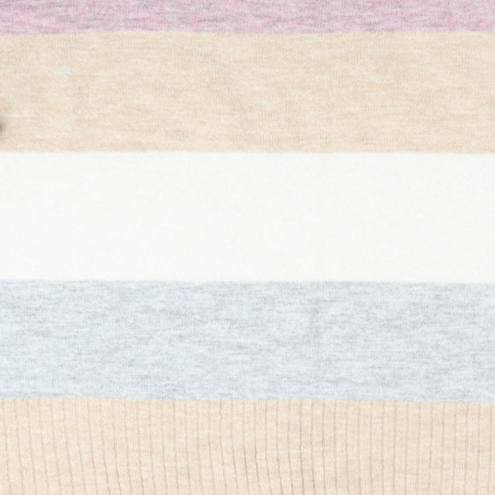 TU Womens Beige Striped  Pullover Jumper Size 20  - Pink Beige Grey Ivory Stripes