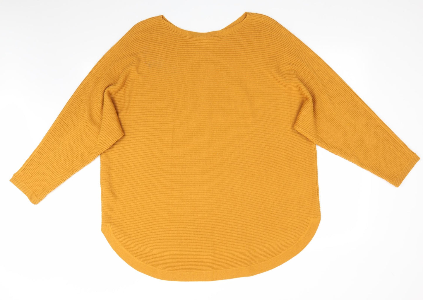 Principles Womens Gold   Pullover Jumper Size 20  - Batwing Sleeve