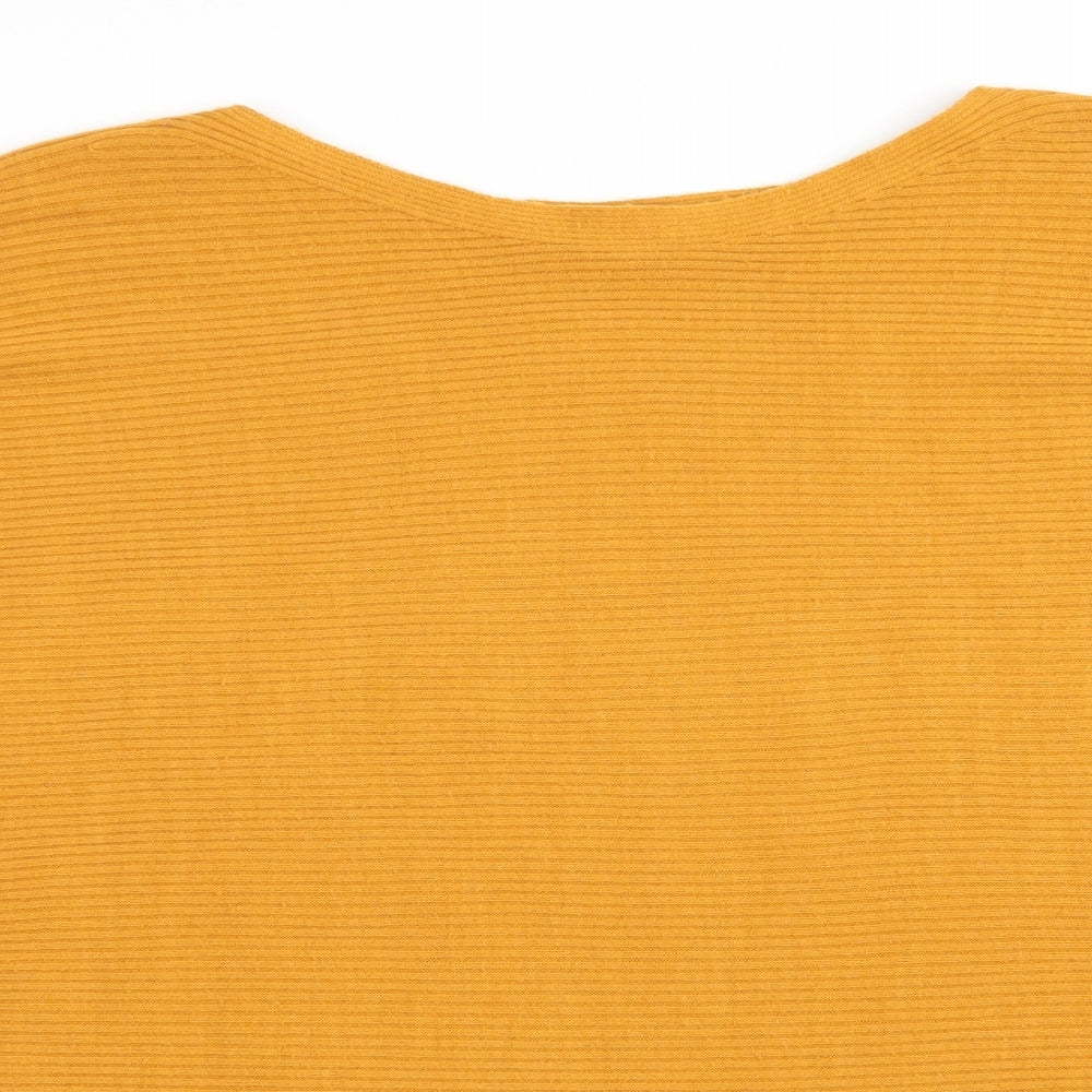 Principles Womens Gold   Pullover Jumper Size 20  - Batwing Sleeve