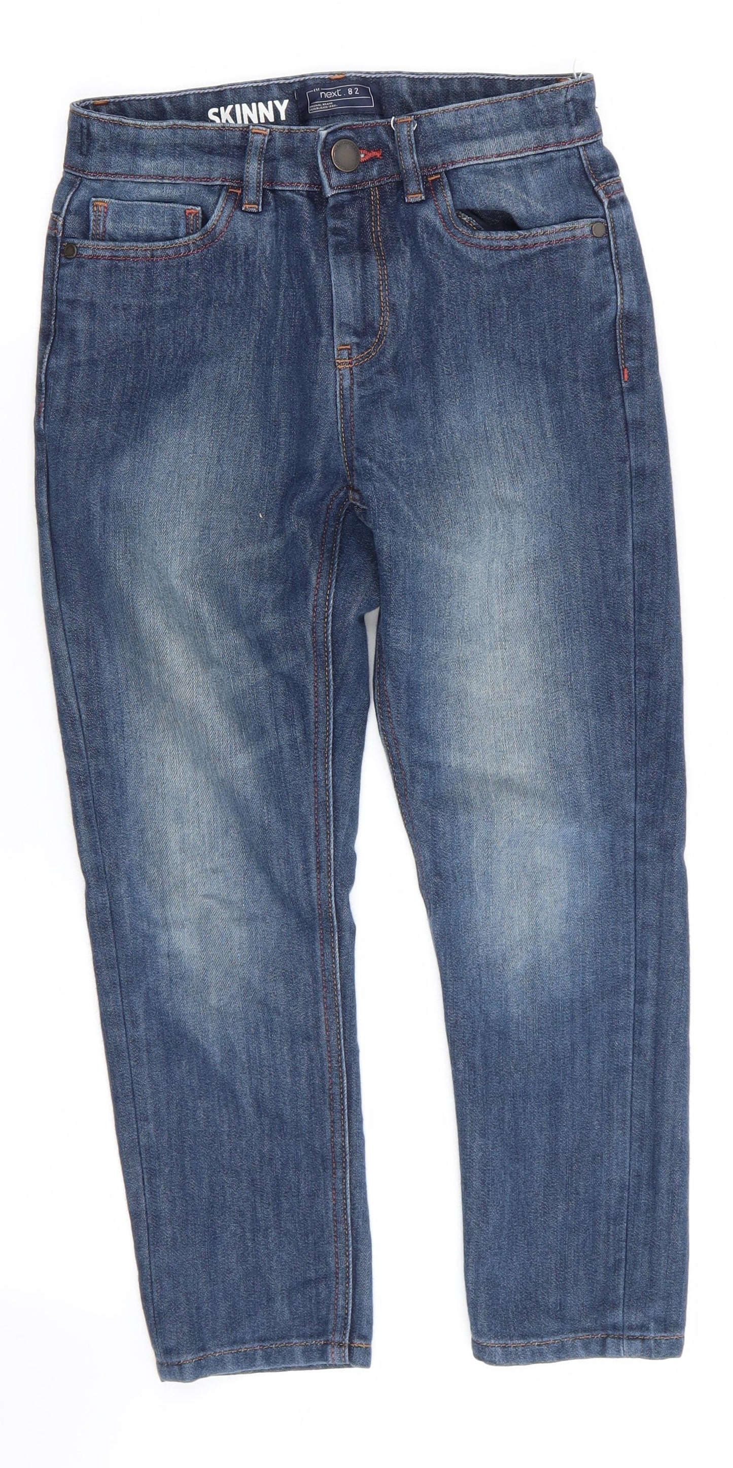 NEXT Boys Blue   Skinny Jeans Size 11 Years - Distressed Jeans