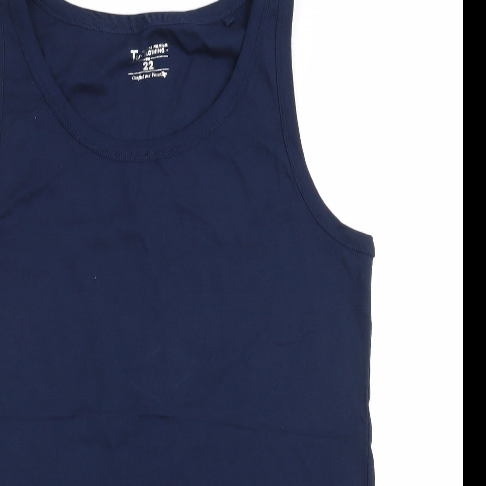 TU Womens Blue   Basic Tank Size 22