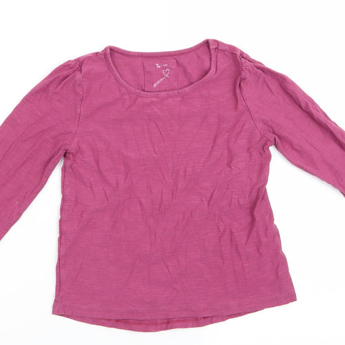 TU Girls Pink   Basic Casual Size 8 Years  - gathered shoulders