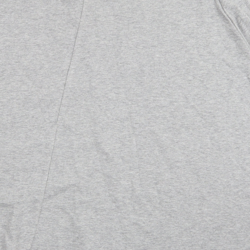 Marks and Spencer Womens Grey   Flare Skirt Size 12  - Sweatshirt type fabric