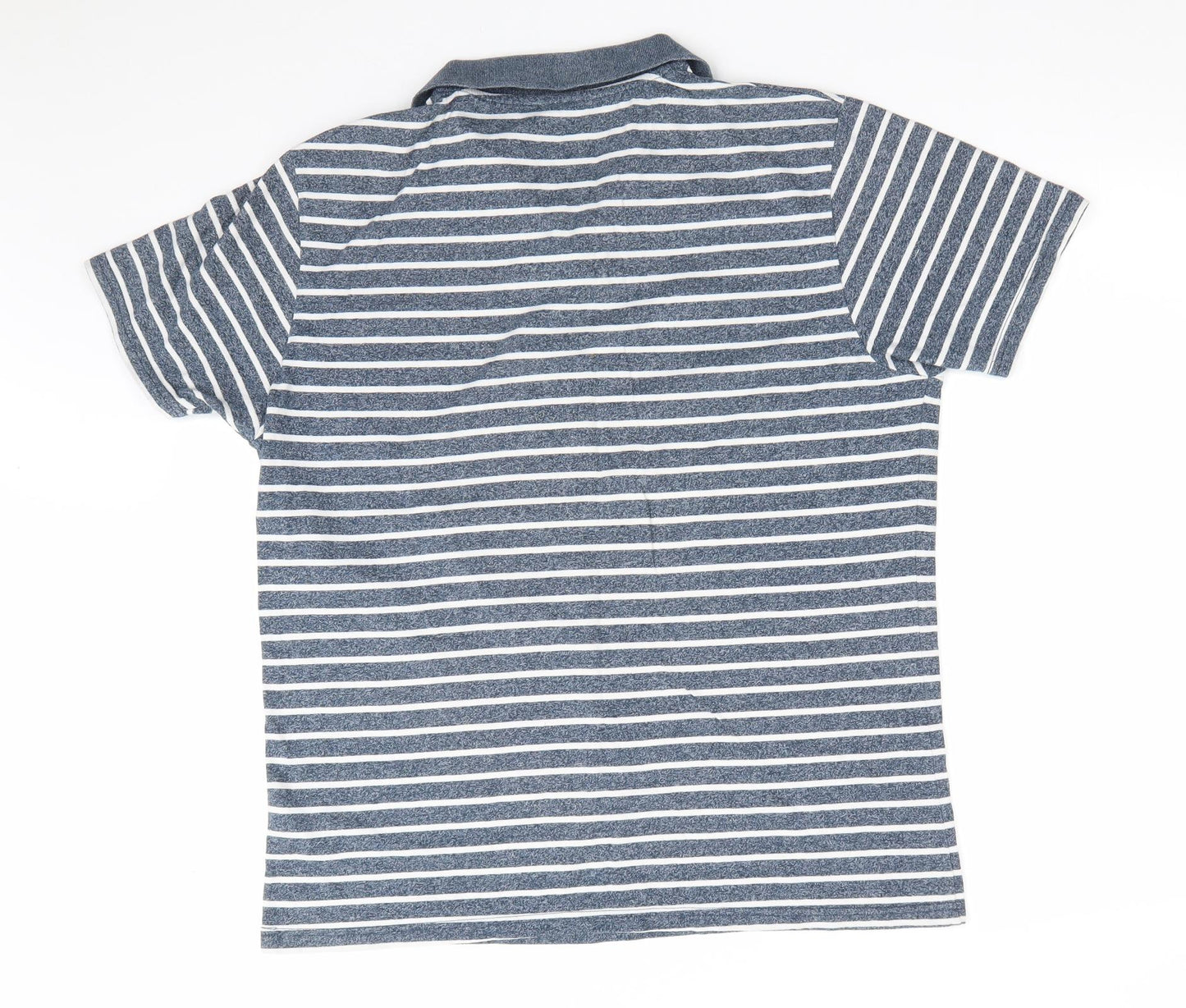 Primark Mens Blue Striped   T-Shirt Size L