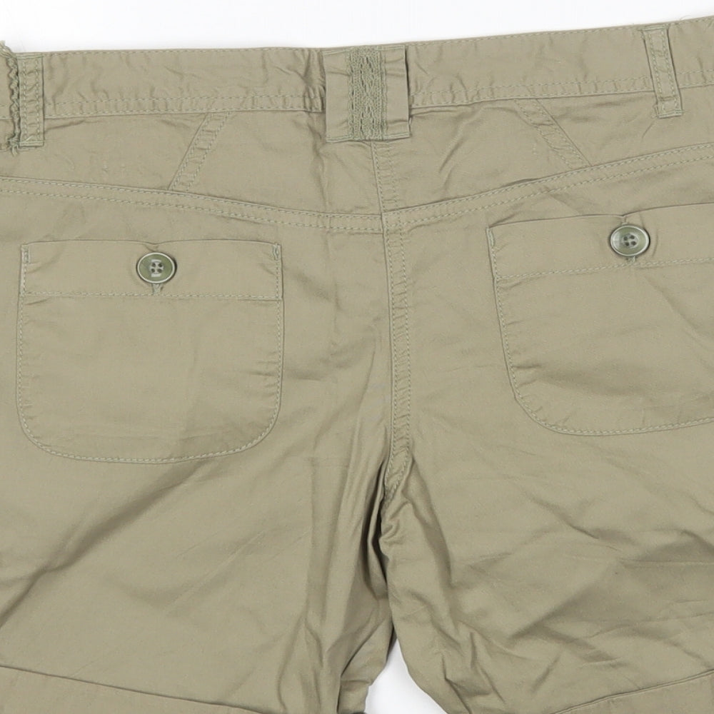 F&F Womens Green   Chino Shorts Size 8