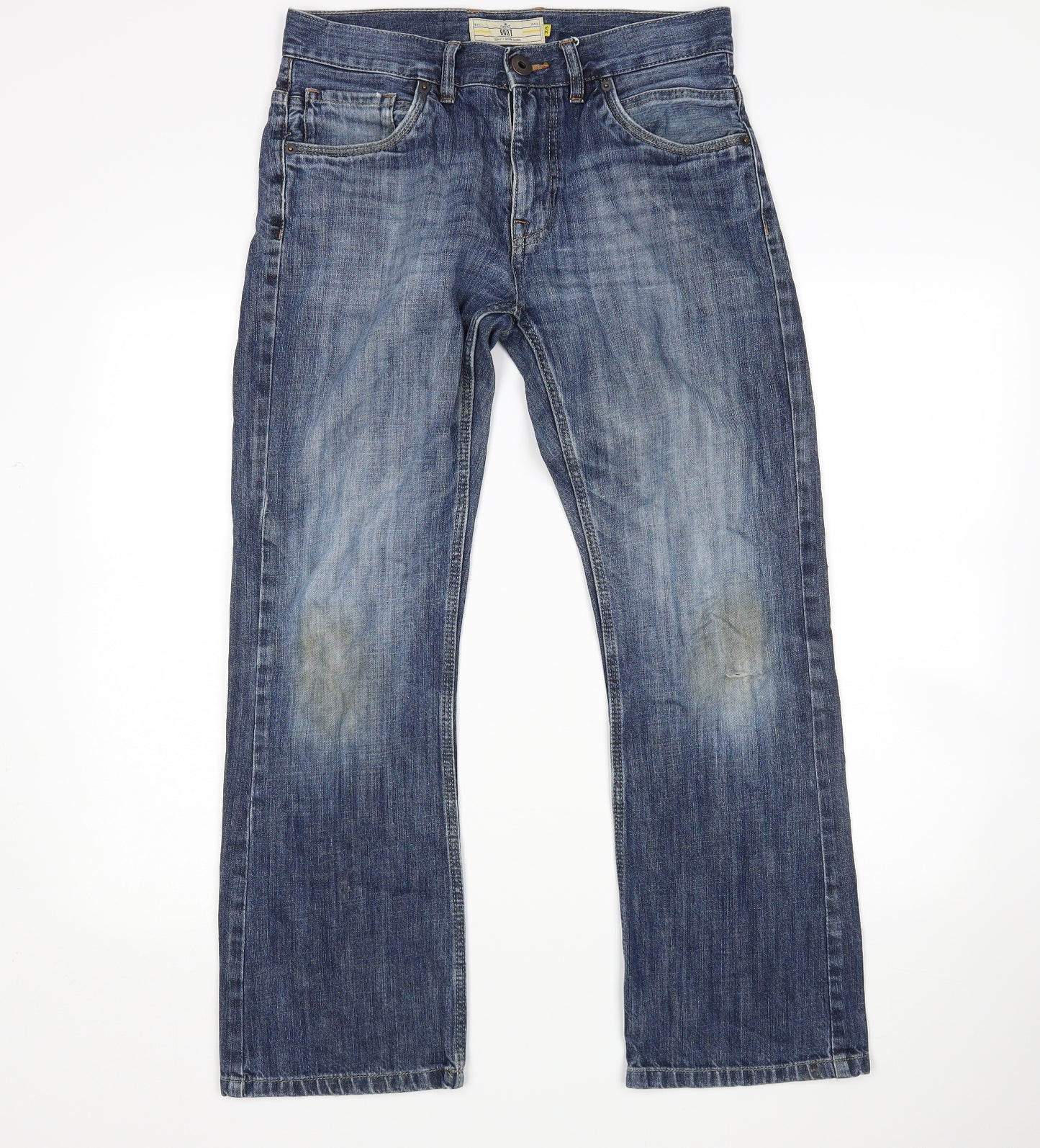 NEXT Mens Blue   Bootcut Jeans Size 30 L29 in