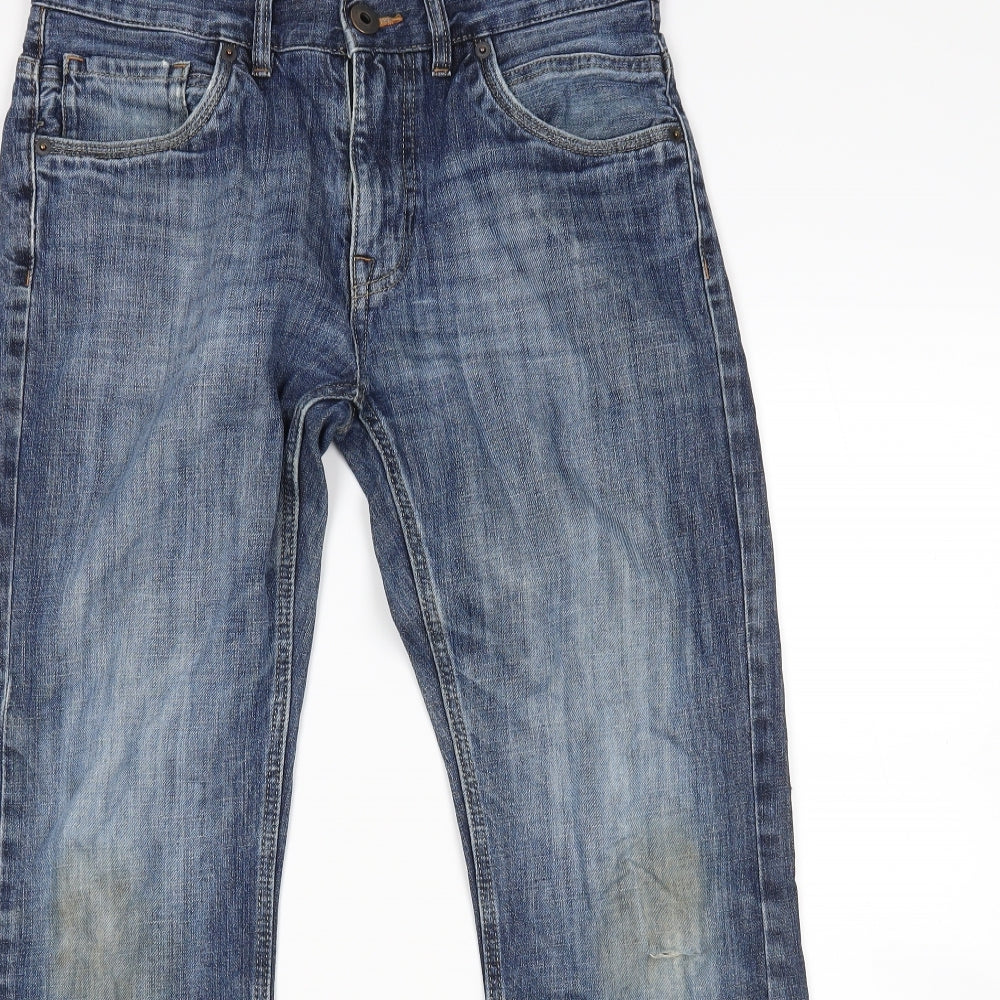 NEXT Mens Blue   Bootcut Jeans Size 30 L29 in