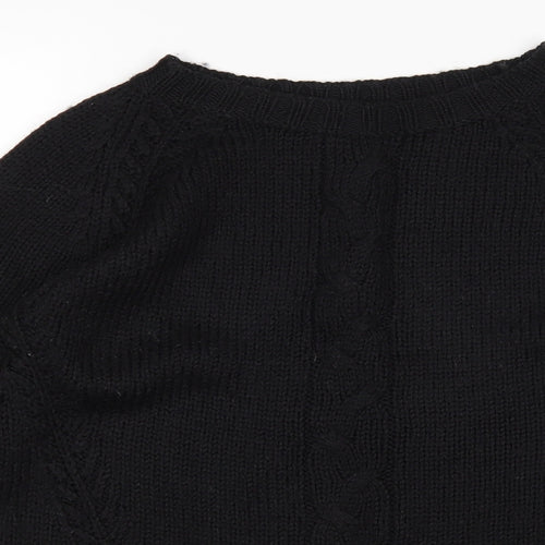 Preworn Womens Black   Pullover Jumper Size M