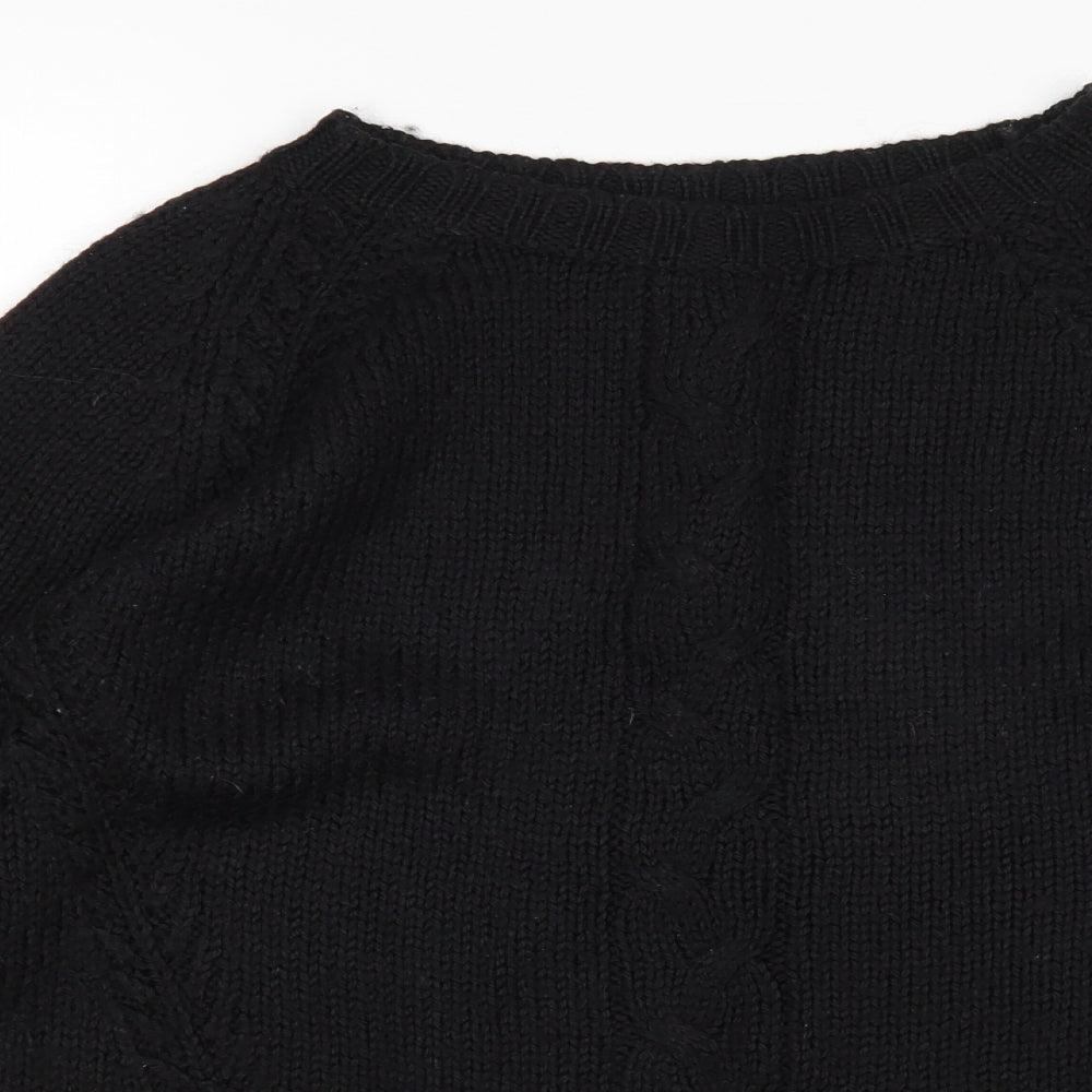 Preworn Womens Black   Pullover Jumper Size M