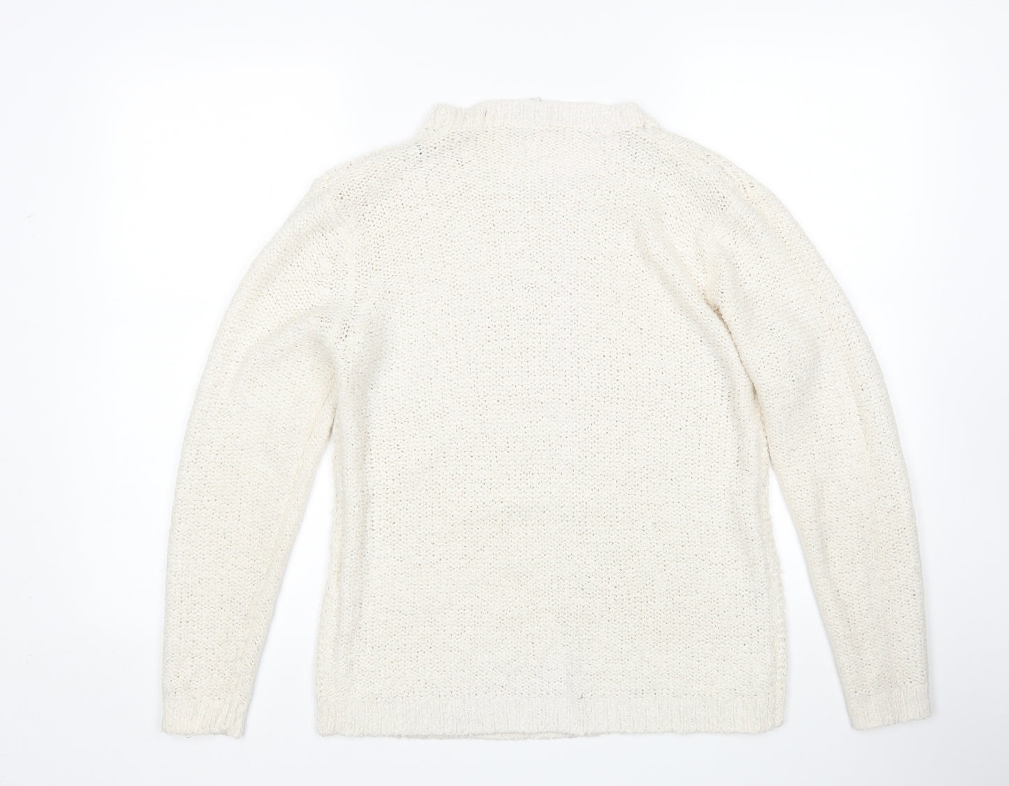 Vera Moda Womens Ivory   Pullover Jumper Size M