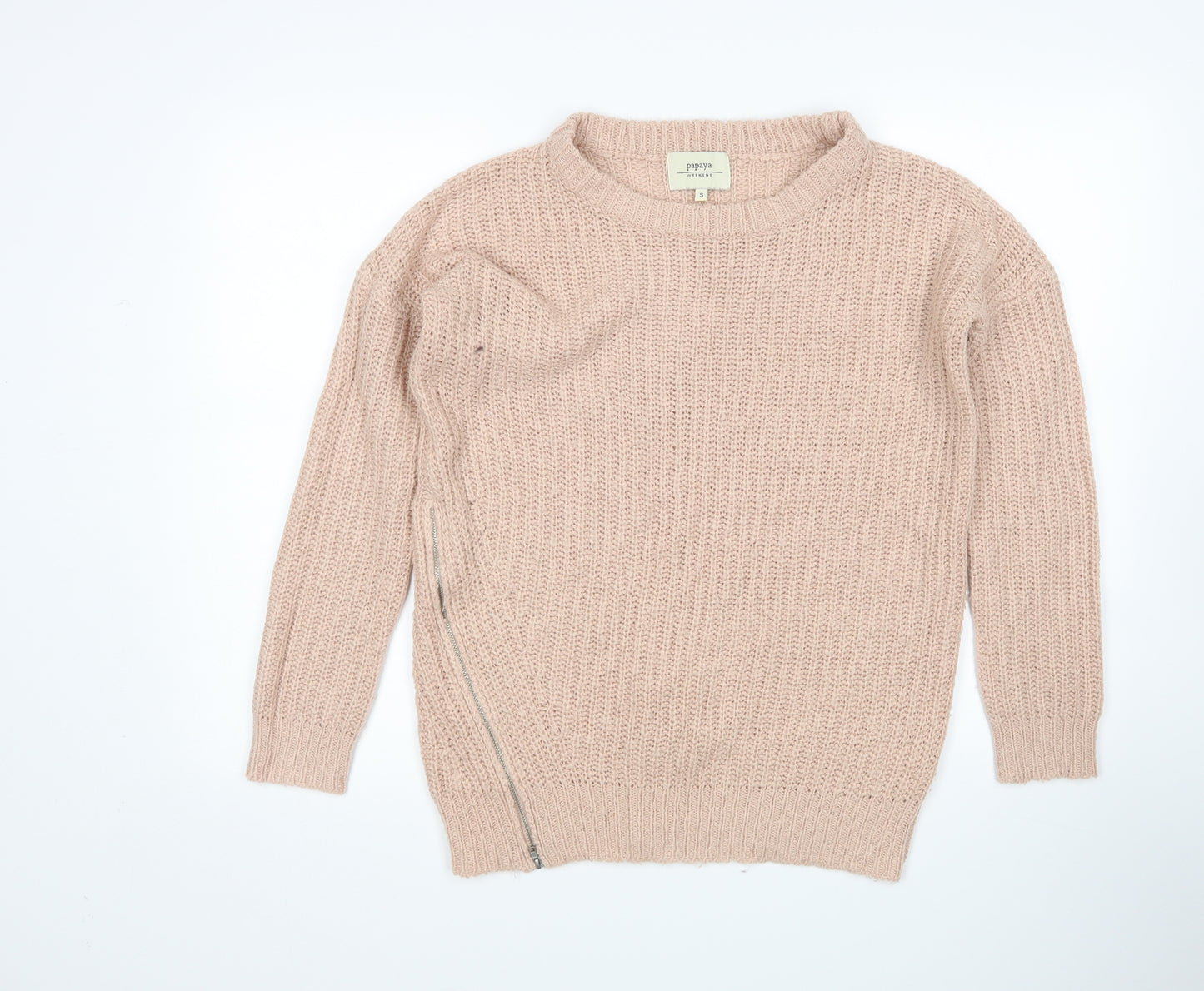 Papaya Womens Pink   Pullover Jumper Size S