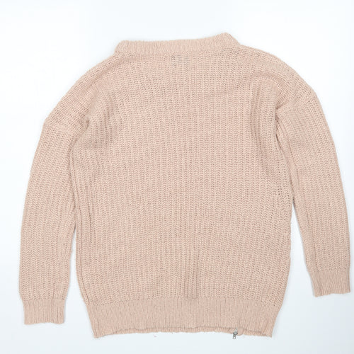 Papaya Womens Pink   Pullover Jumper Size S