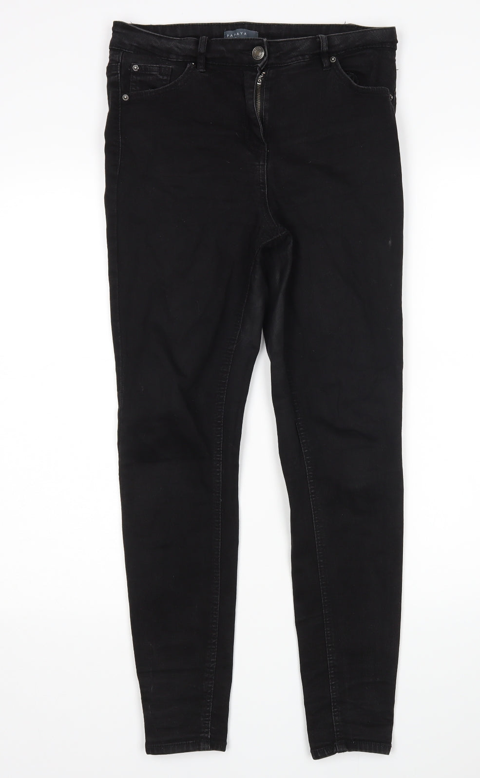 Papaya Womens Black   Skinny Jeans Size 10 L27 in