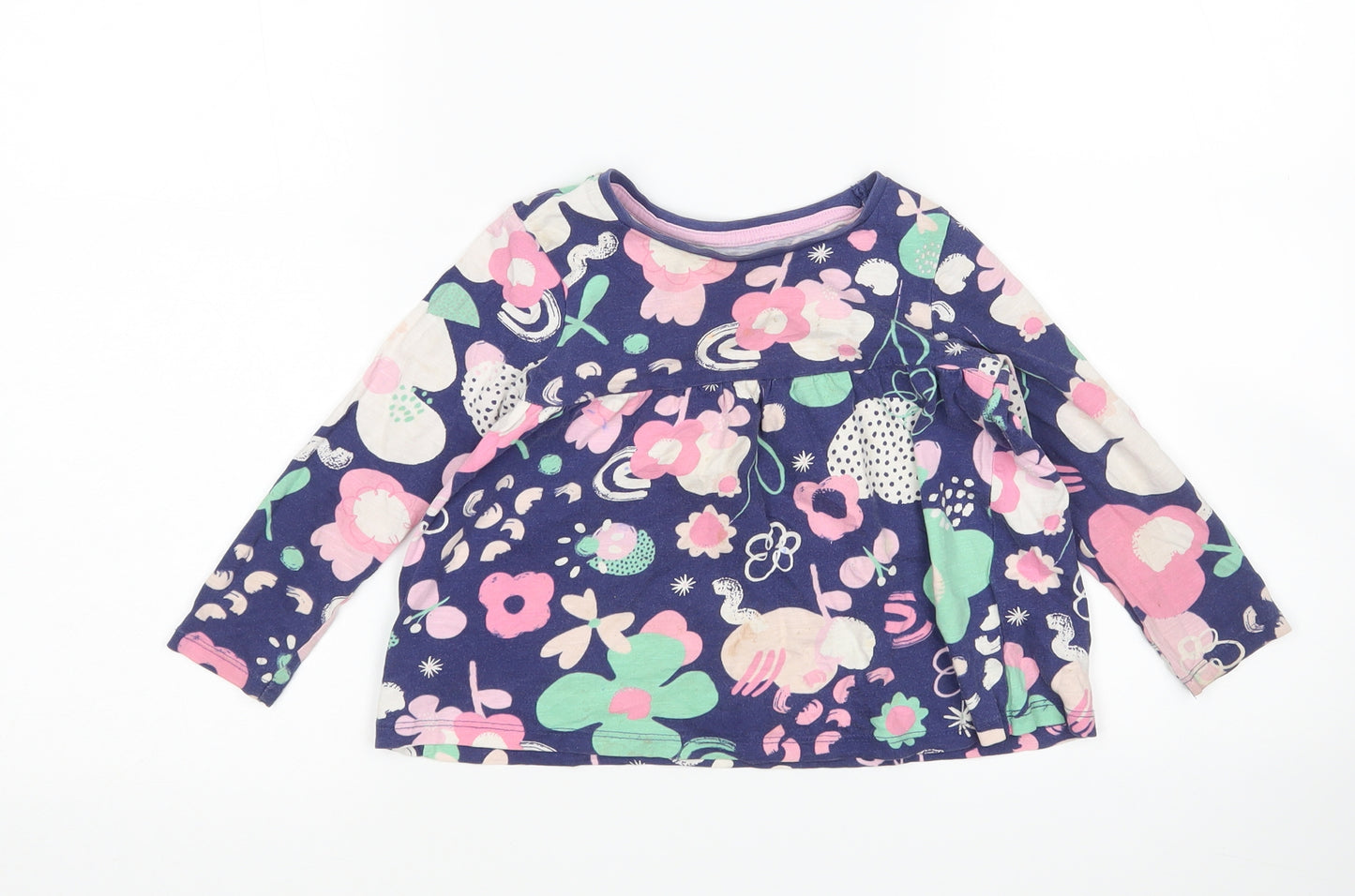 TU Girls Multicoloured Floral  Basic T-Shirt Size 2-3 Years