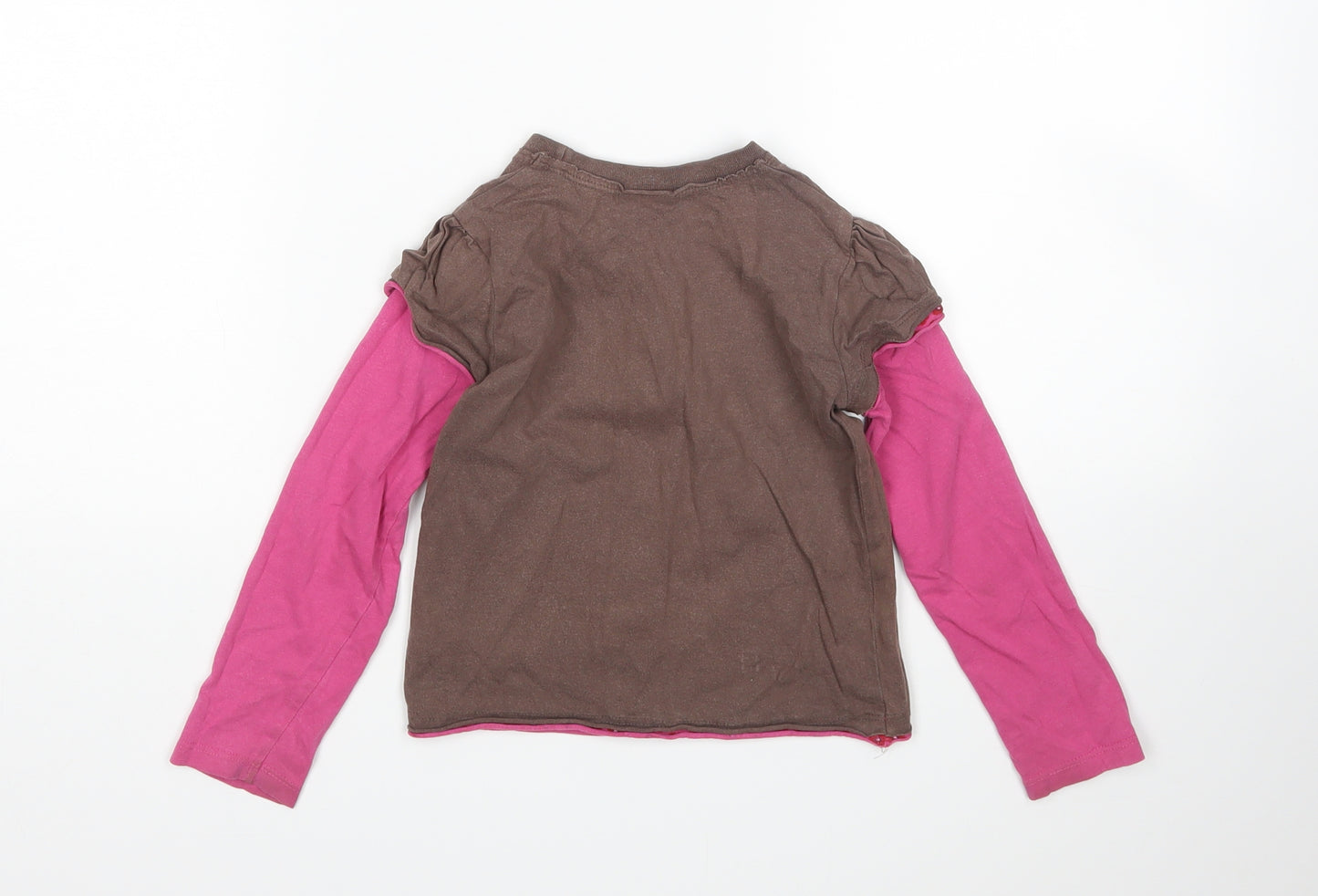 Cherokee Girls Multicoloured Animal Print  Basic T-Shirt Size 3-4 Years