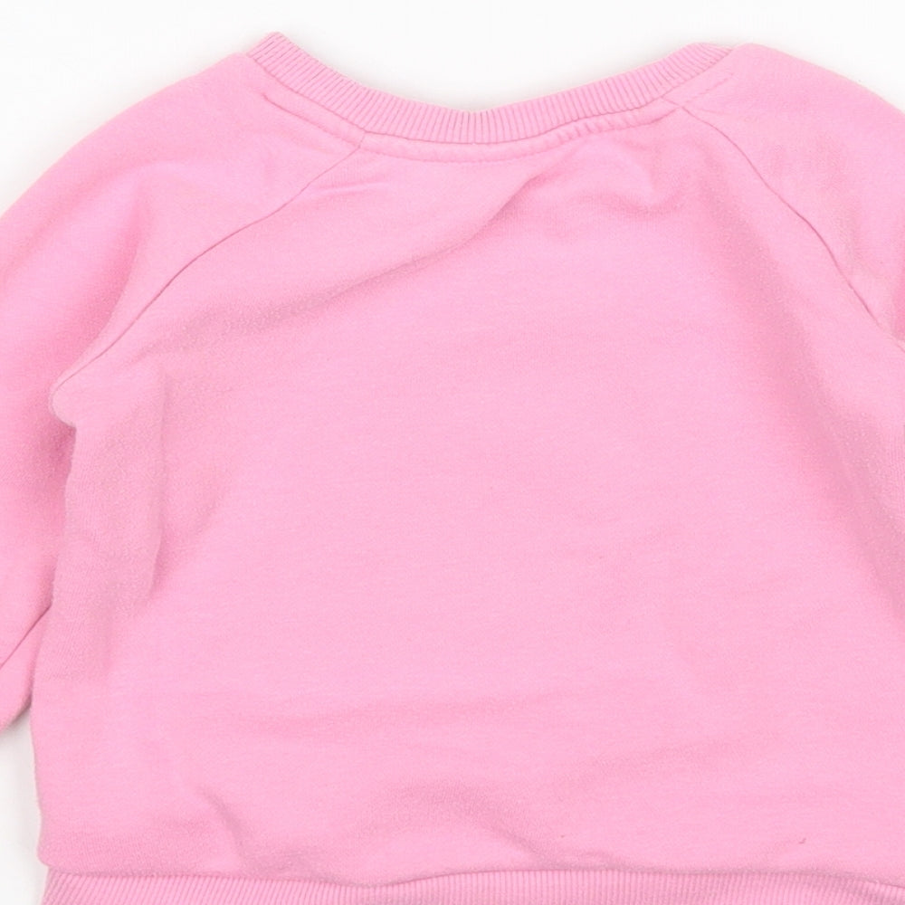 Primark Girls Pink   Pullover Jumper Size 18-24 Months