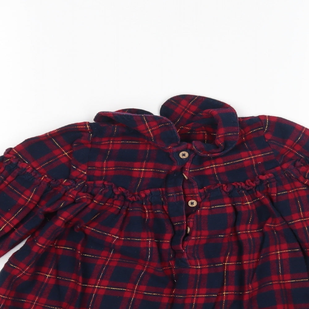 Nutmeg Girls Multicoloured Plaid  A-Line  Size 2-3 Years