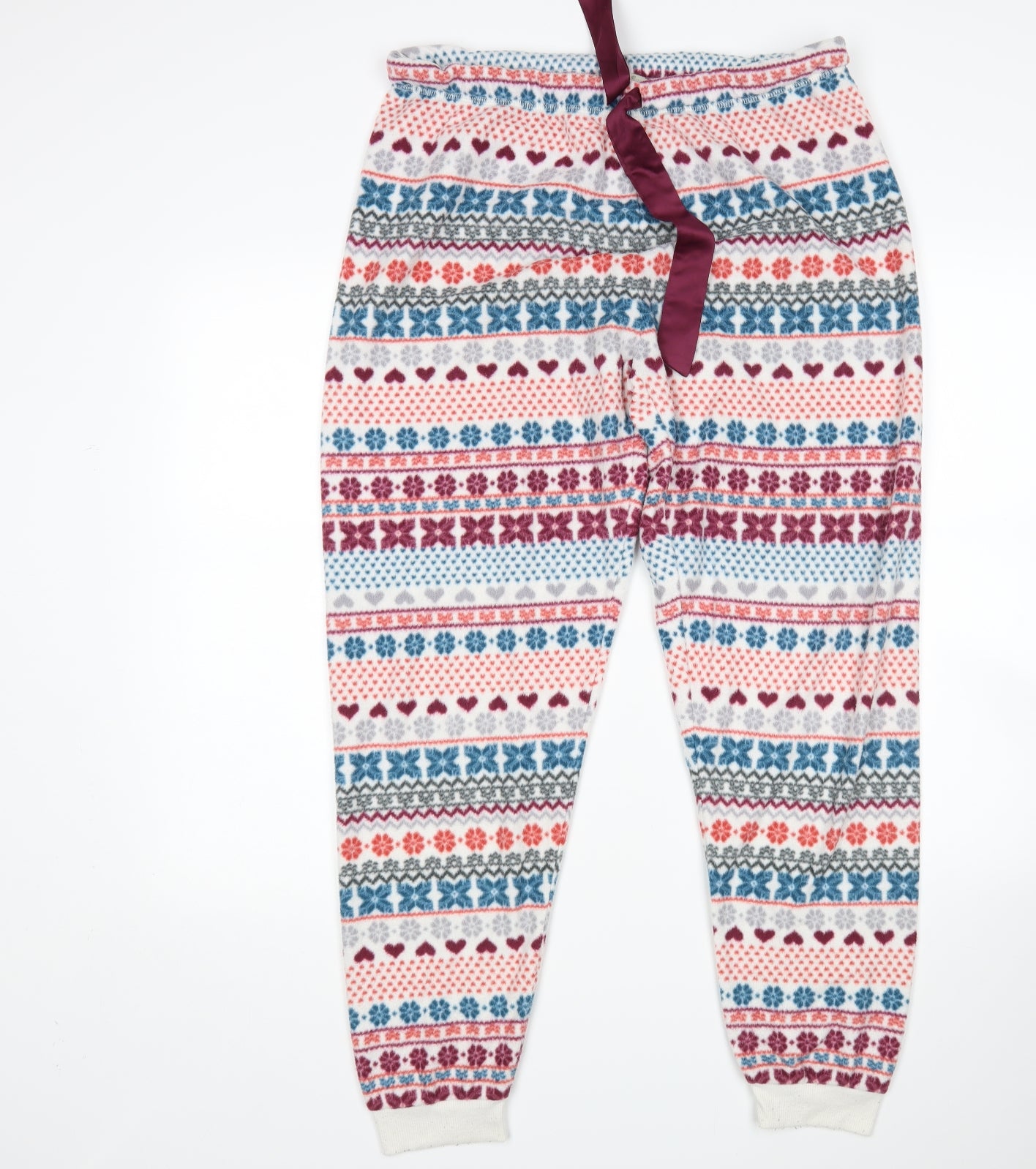 Primark Womens Multicoloured Polka Dot   Pyjama Pants Size M