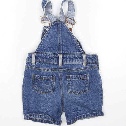 Nutmeg Girls Blue   Dungaree One-Piece Size 18-24 Months