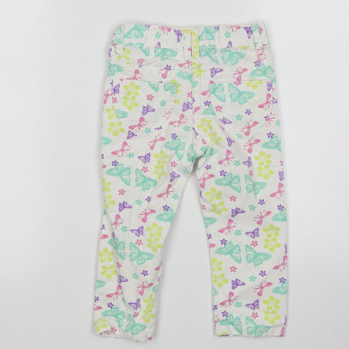 Lupilu Girls Multicoloured Animal Print   Jeans Size 18 Months