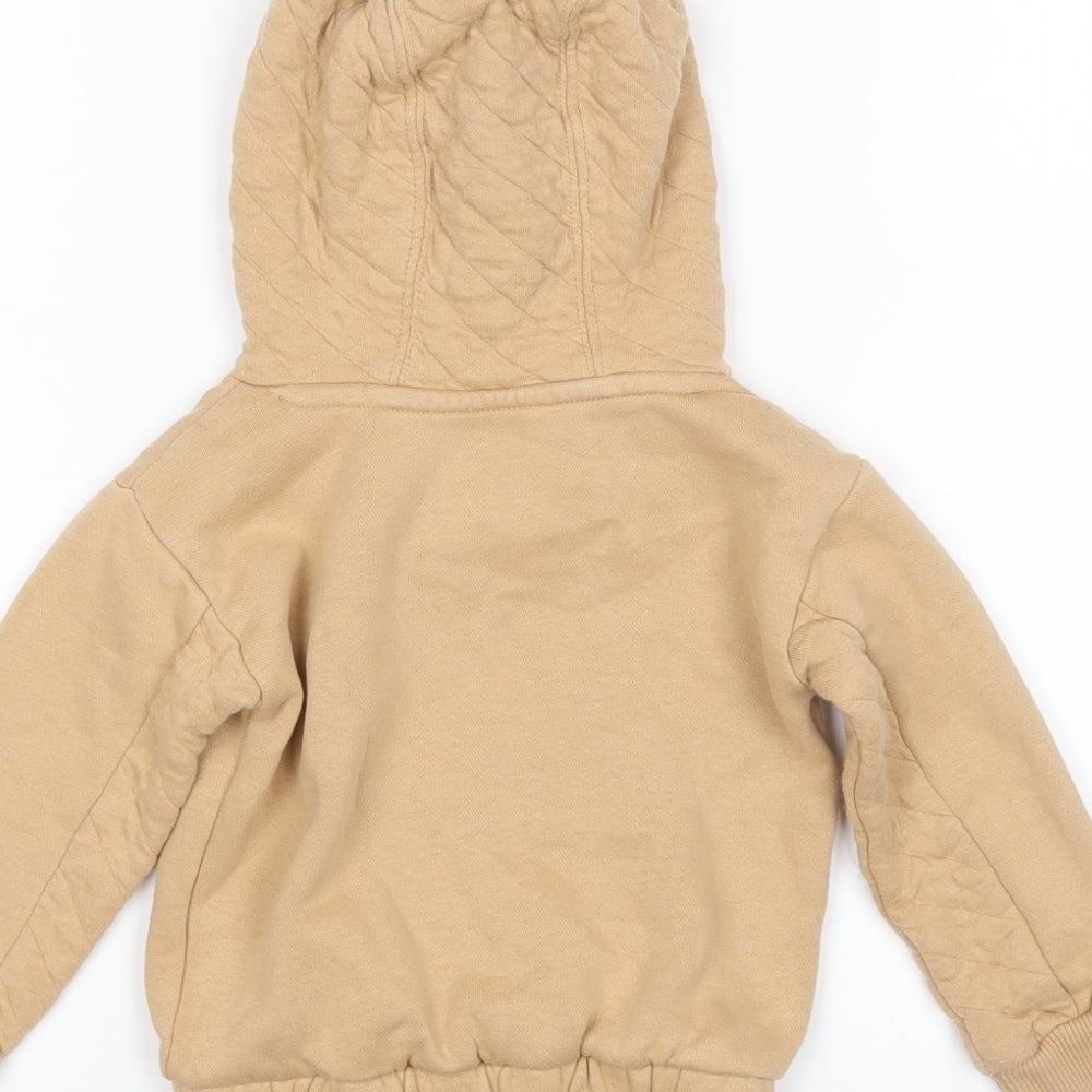 Nutmeg Girls Brown   Pullover Hoodie Size 2-3 Years  - Panda