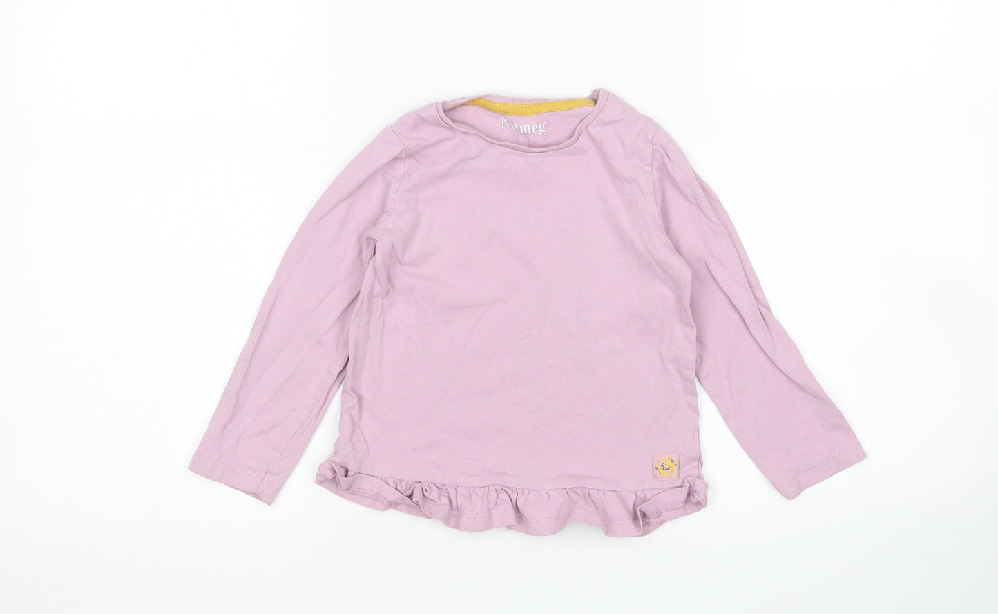 Nutmeg Girls Pink   Basic T-Shirt Size 3-4 Years