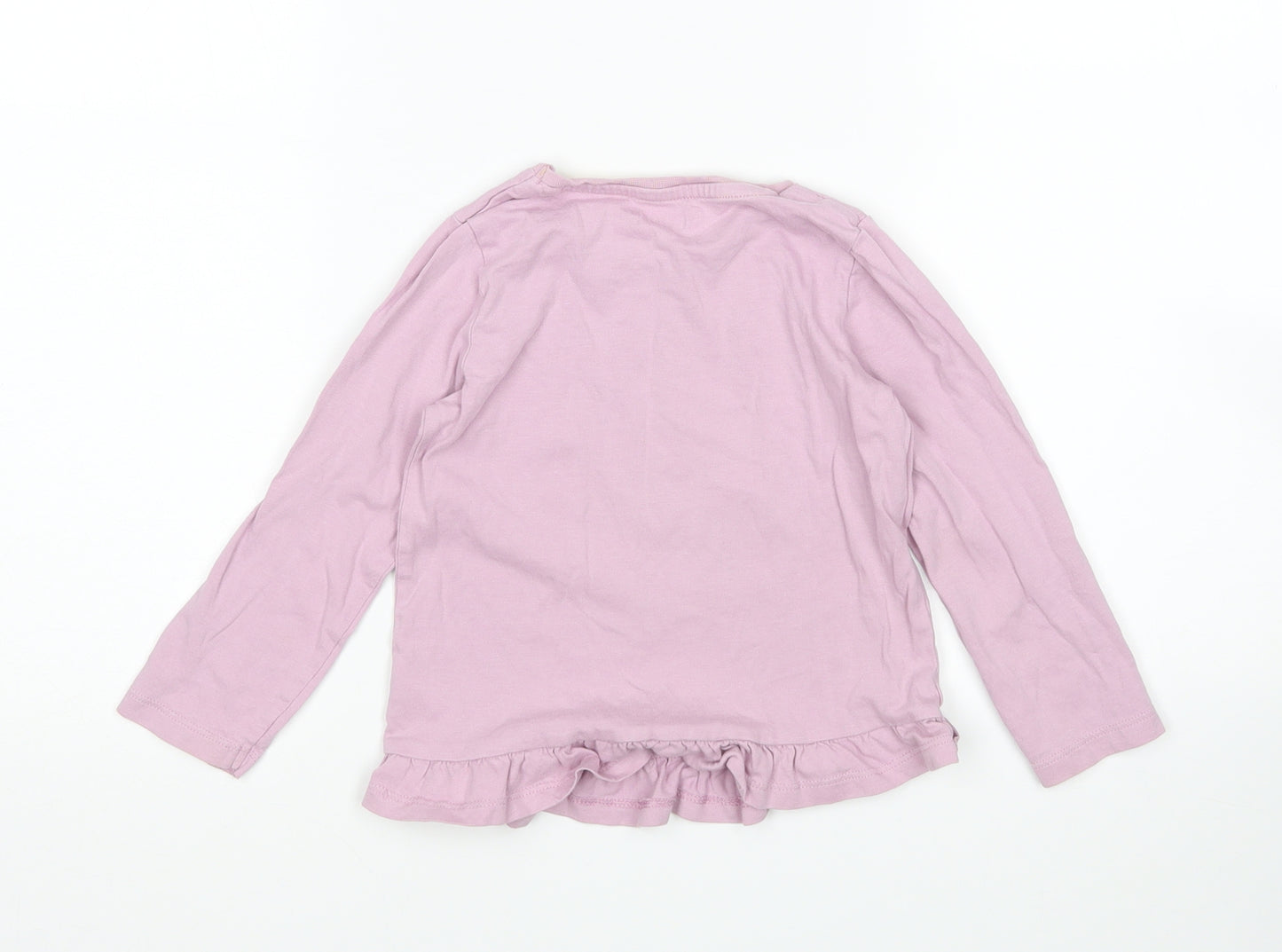 Nutmeg Girls Pink   Basic T-Shirt Size 3-4 Years