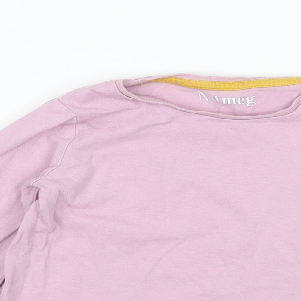 Nutmeg Girls Pink   Basic T-Shirt Size 3-4 Years