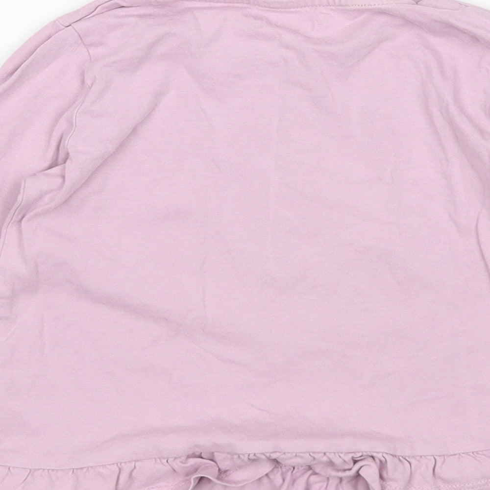 Nutmeg Girls Pink   Basic T-Shirt Size 3-4 Years