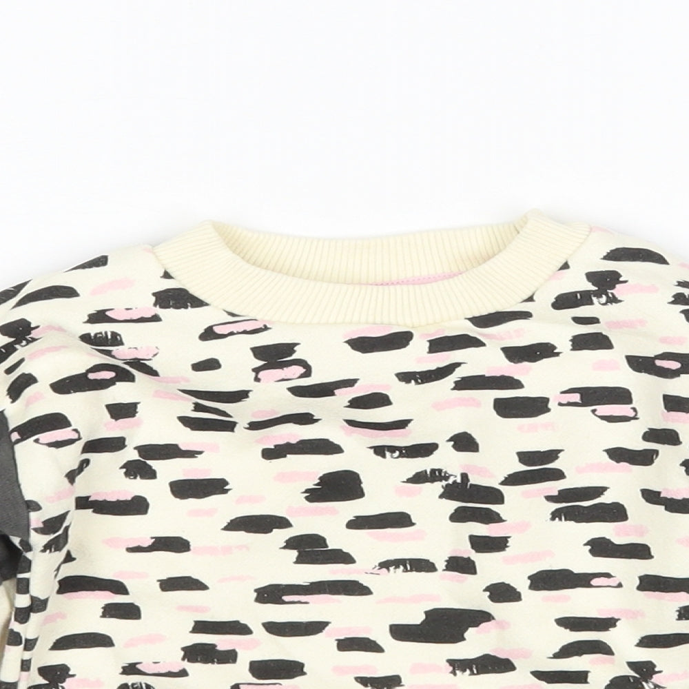 Nutmeg Girls Multicoloured Animal Print  Pullover Sweatshirt Size 4-5 Years