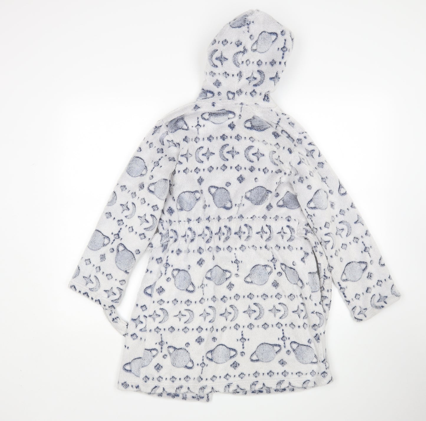 Nutmeg Boys Grey    Gown Size 9-10 Years  - Space