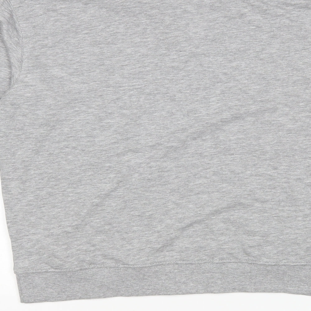 H&M Womens Grey   Pullover Sweatshirt Size M