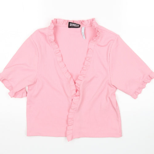 Reclaimed Vintage Womens Pink   Cardigan Jumper Size S